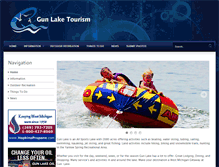 Tablet Screenshot of gunlaketourism.com